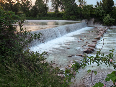 Torrente Astico, nei pressi di Zugliano (Vi).